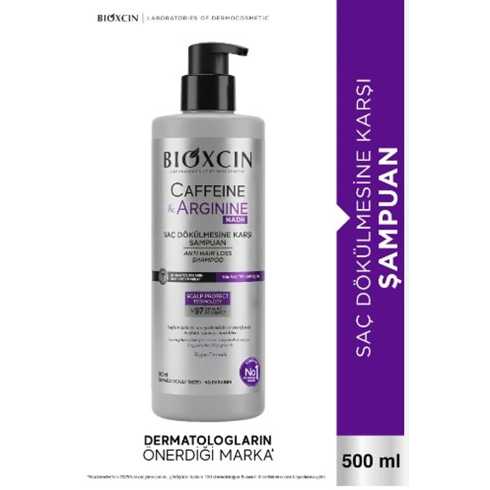 BİOXCIN CAFFEİN-ARGİNİNE ŞAMPUAN 500ML DÖKÜLME KARŞITI