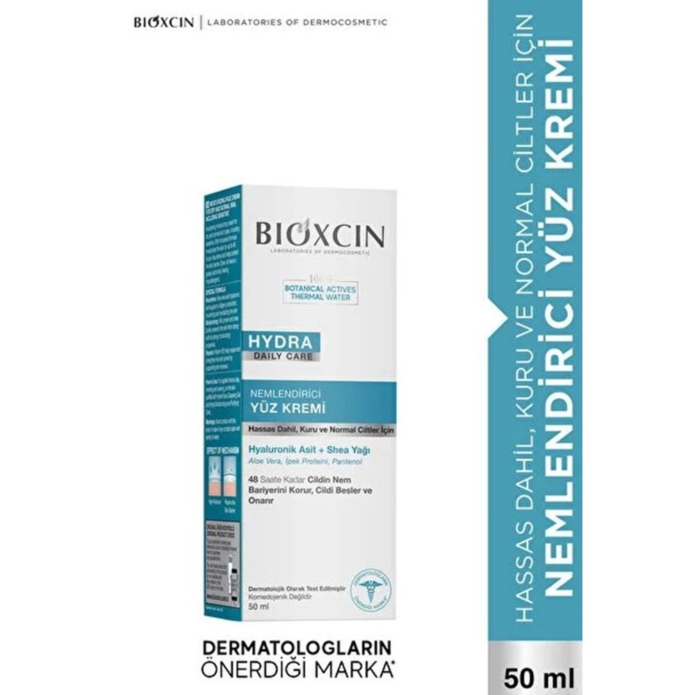 BİOXCIN HYDRA DAİLY CARE NEMLENDİRİCİ KREM 50 ML KURU CİLTLER İÇİN