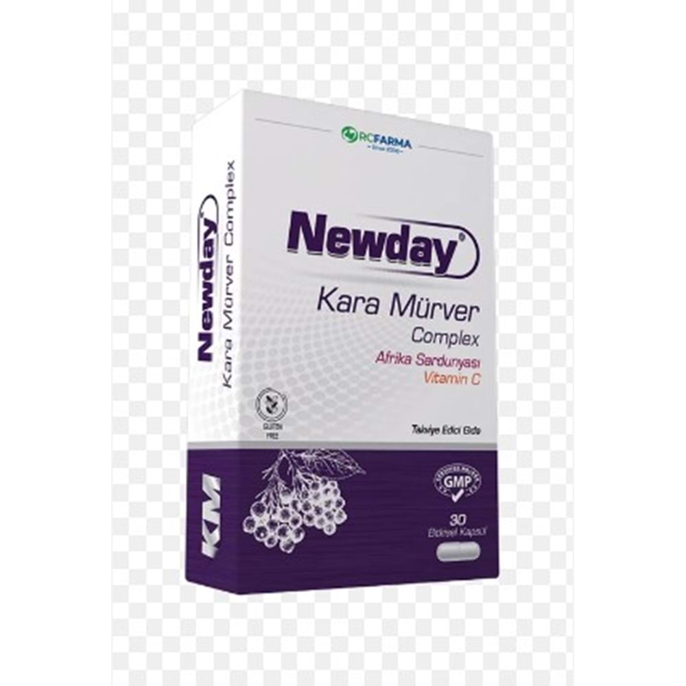 NEWDAY KARA MÜRVER COMPLEX 30 KAPSÜL