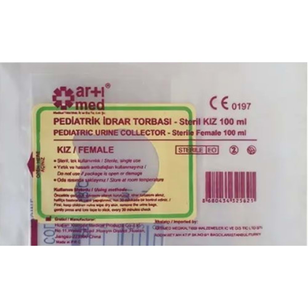 ARTIMED İDRAR TORBASI KIZ ÇOCUK
