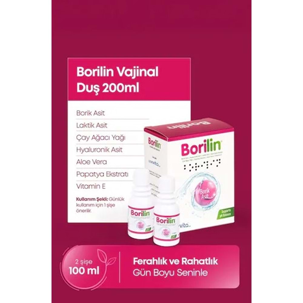 BORİFEM VAJİNAL DUŞ 200 ML