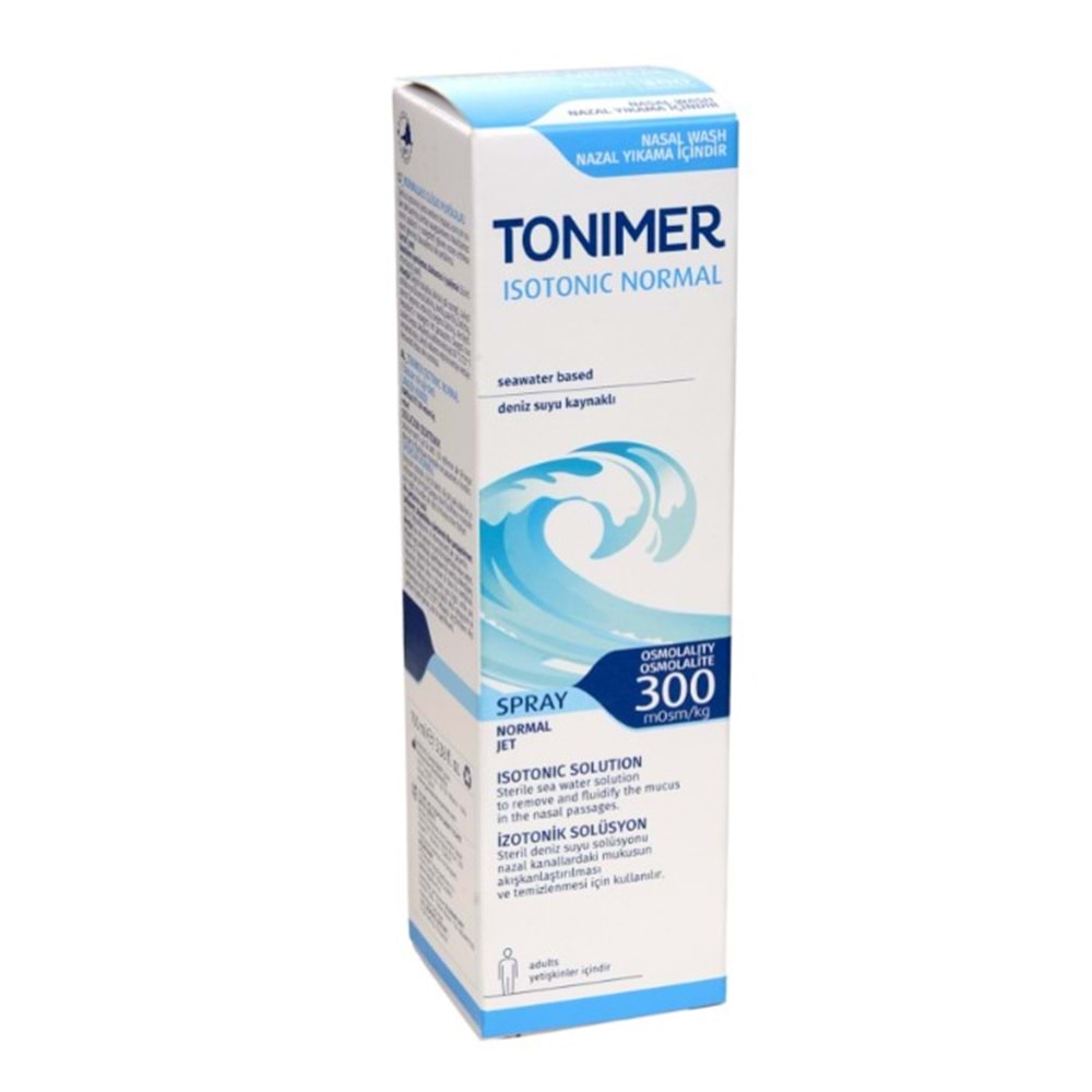 TONİMER SPREY 100 ML SERUM FİYOLOJİK BURUN SPREYİ