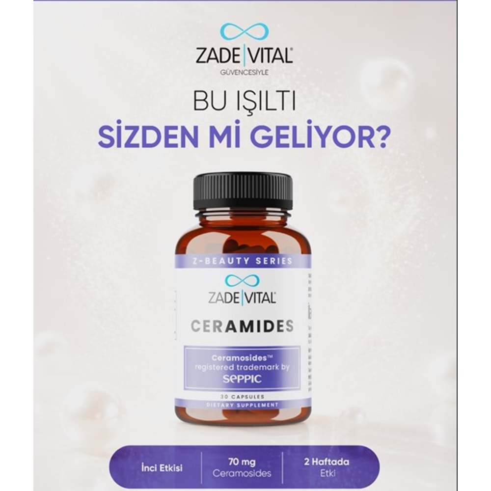 ZADE VİTAL CERAMİDES 30 KAPSÜL