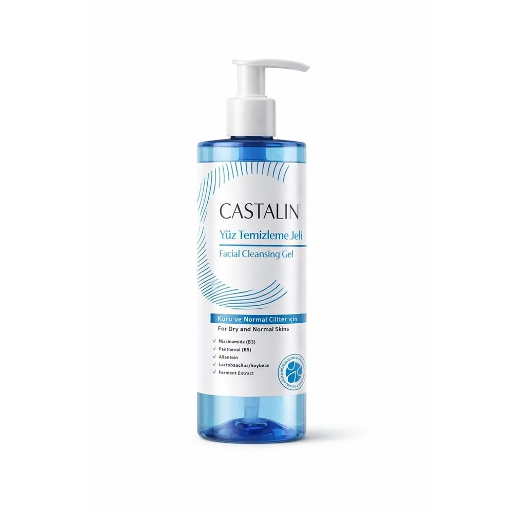 CASTALİN YÜZ TEMİZLEME JELİ ( KURU VE NORMAL CİLTLER İÇİN )
