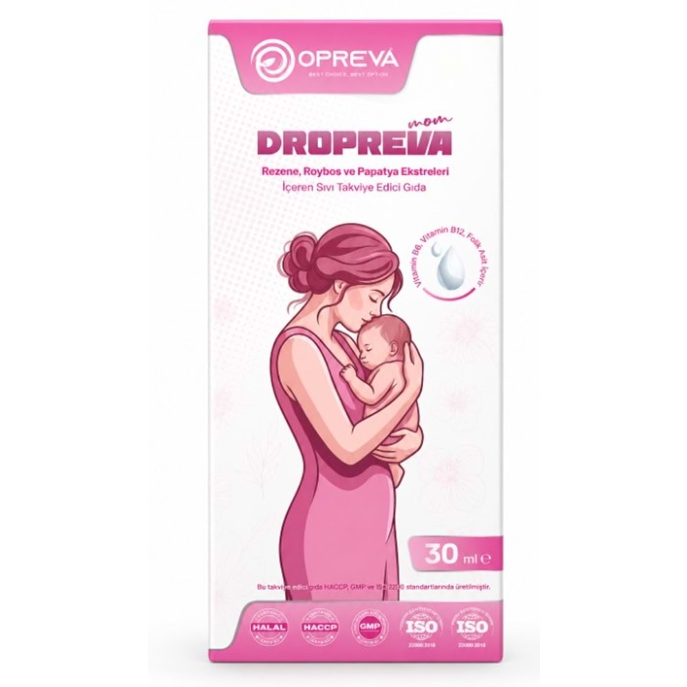 DROPREVA ANNE SÜTÜ ARTIRICI DAMLA 30 ML OPREVA