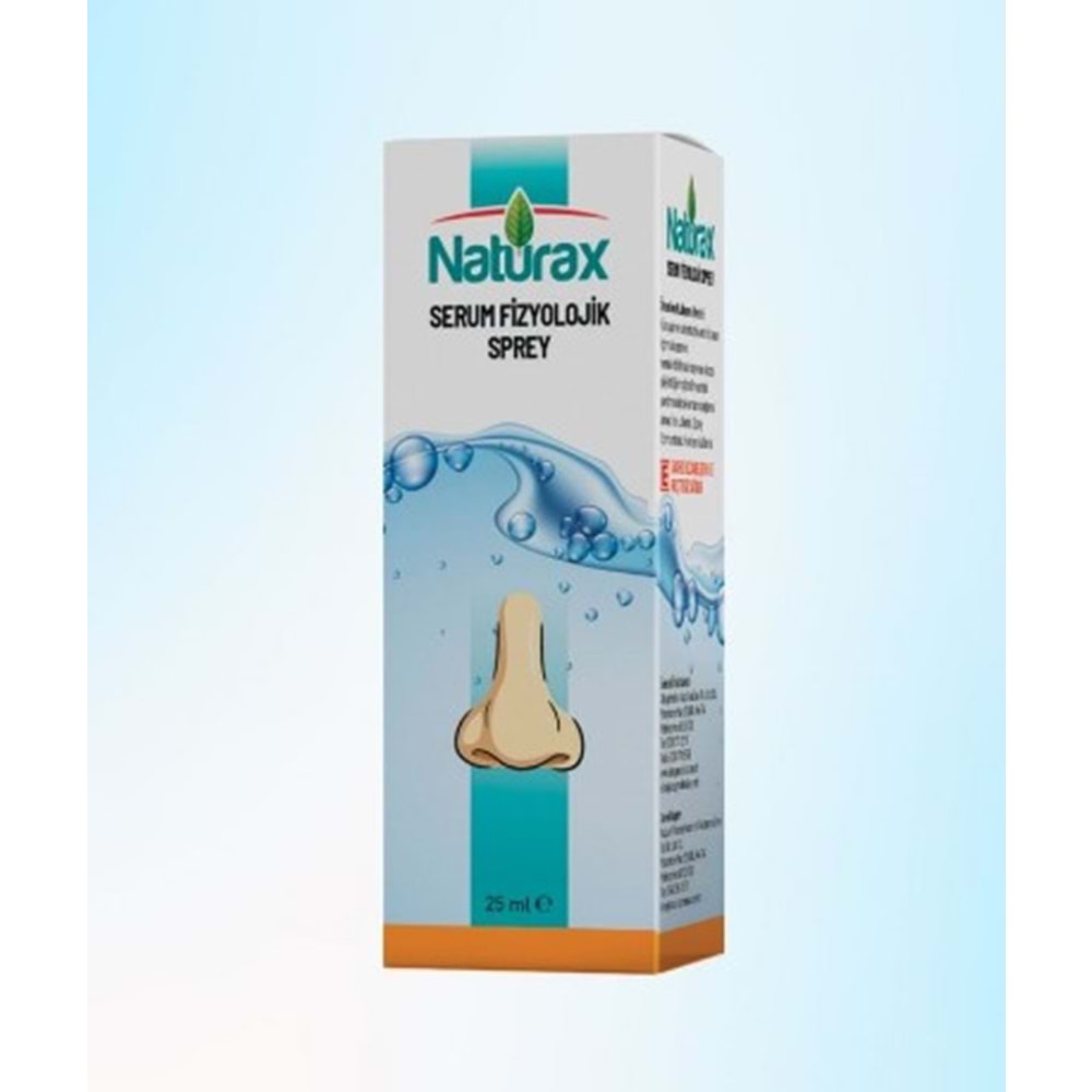 NATURAX SERUM FİZYOLOJİK SPREY 25 ML
