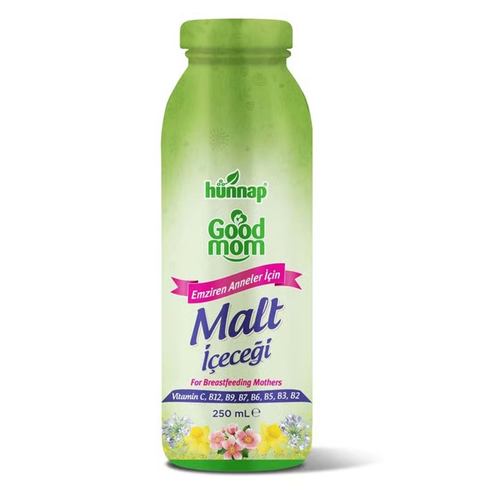 HÜNNAP GOOD MOM MALTLİ EMZİREN ANNELER İÇİN İÇECEK HURMALİ 250ML ANNE SÜTÜ ARTIRICI