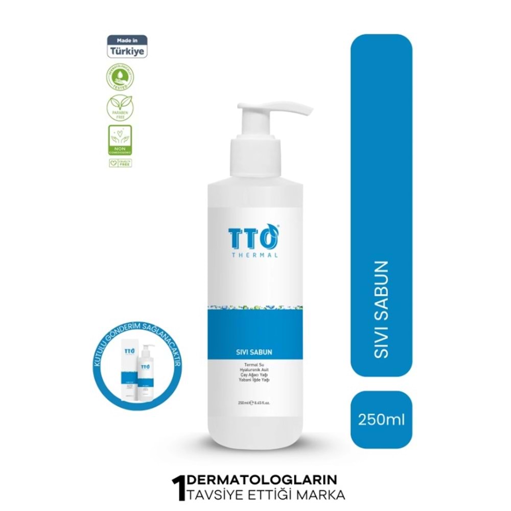 TTO THERMAL SIVI SABUN 250 ML EGZAMALI, MANTARLI VE ATOPİK CİLTLER İÇİN