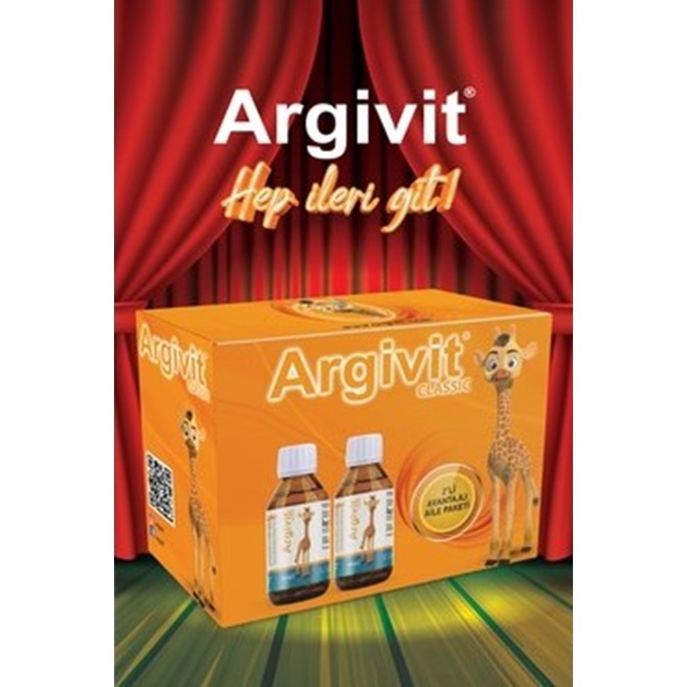 ARGİVİT CLASSİC ŞURUP 150 ML - 2'Lİ AVANTAJLI AİLE PAKETİ