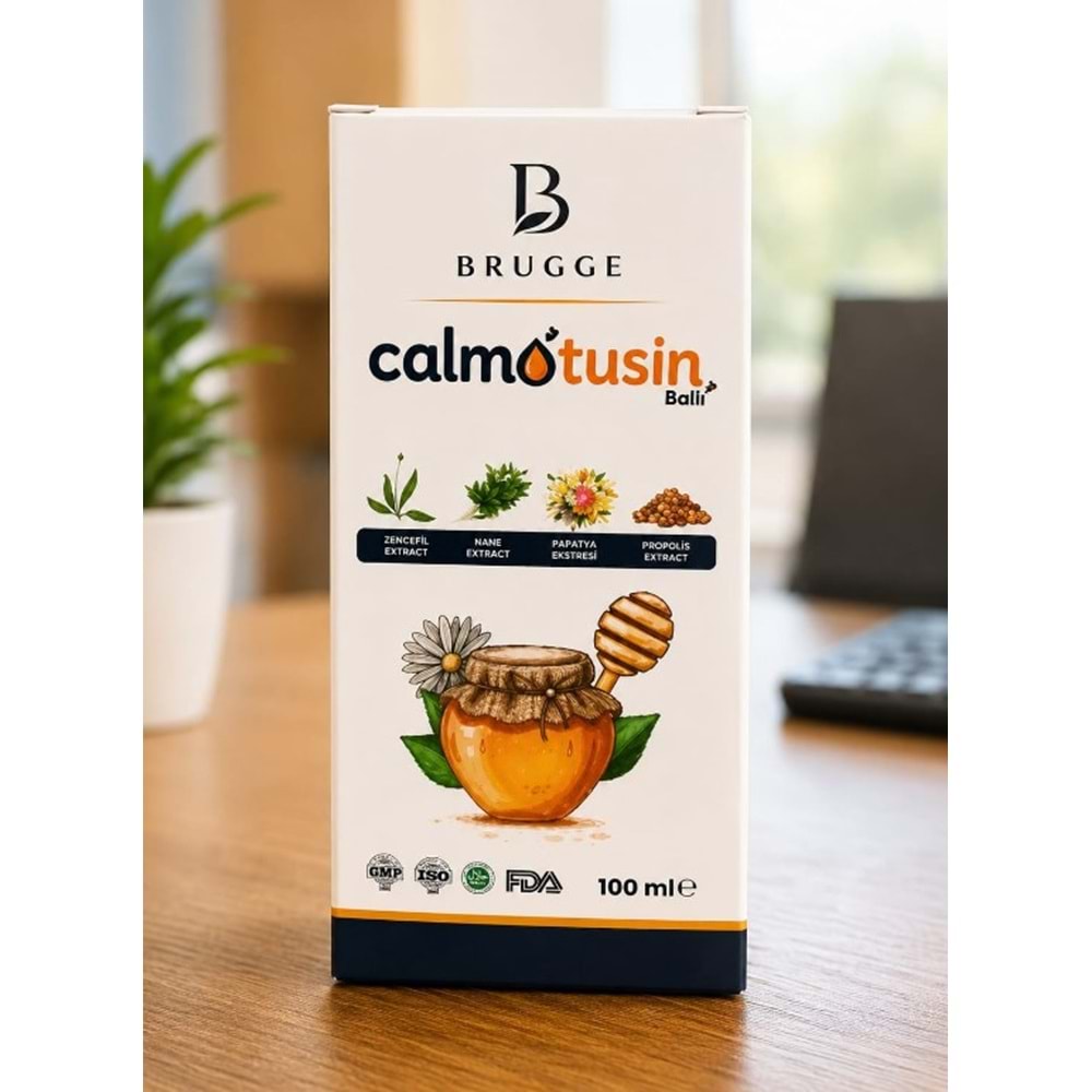 BRUGGE CALMOTUSİN BAL SİNİR OTU EKSTRESİ KEKİK EKSTRESİ 128 ML