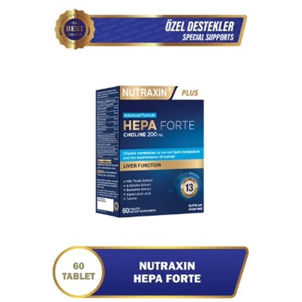 NUTRAXİN HEPA FORTE 60 TABLET
