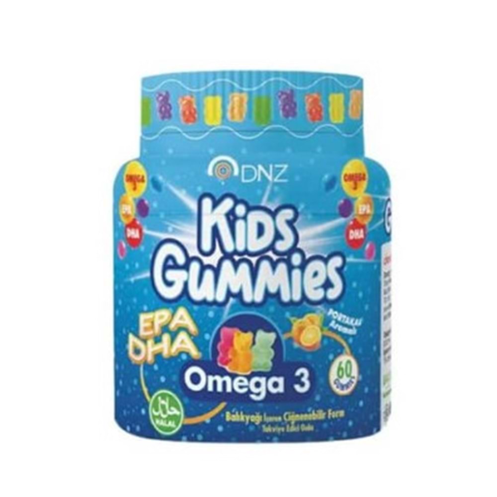 DNZ KİDS OMEGA-3 60 GUMMİES