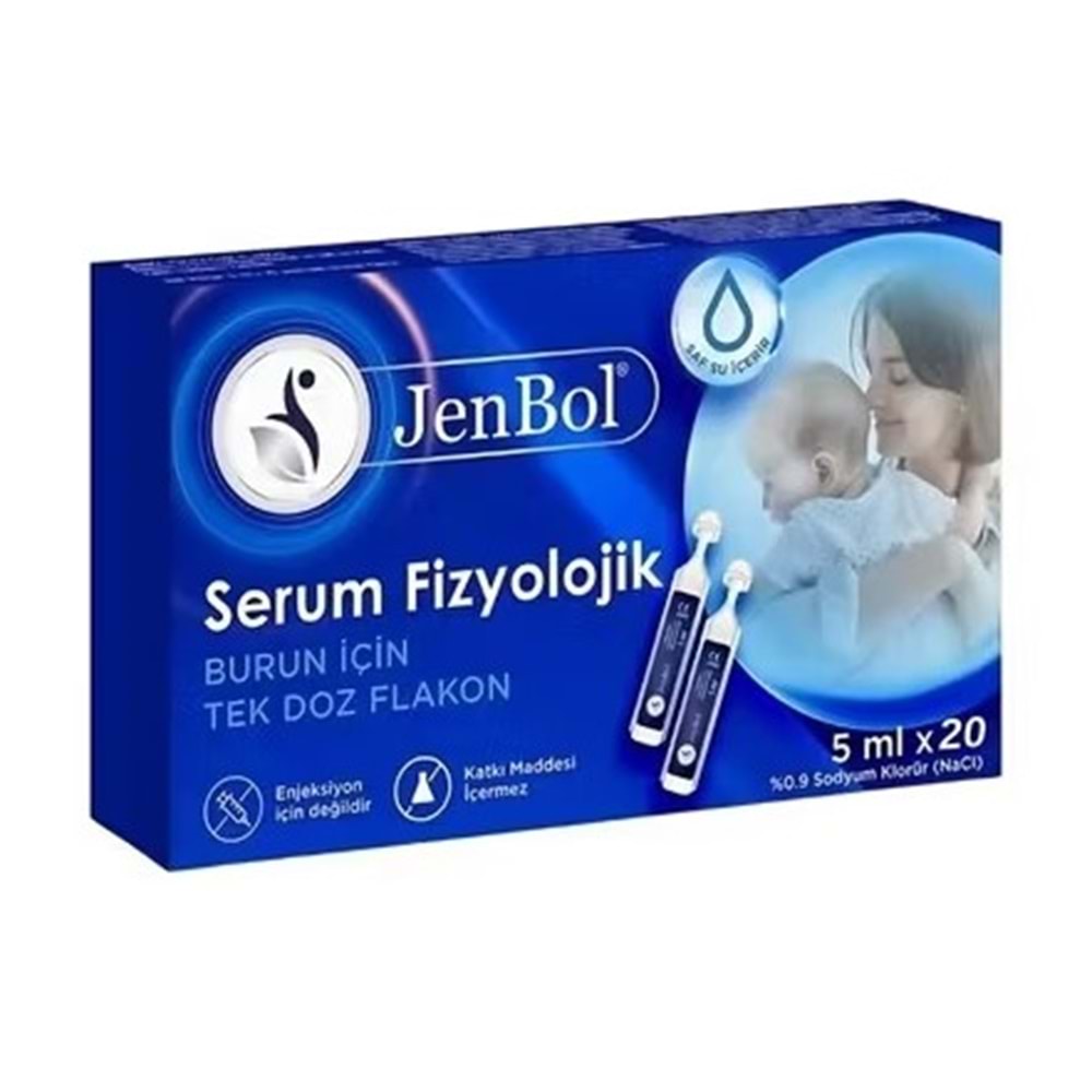 JENBOL FİZYOLOJİK SERUM 5 ML x 20 FLAKON