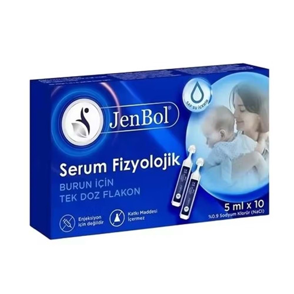 JENBOL FİZYOLOJİK SERUM 5 ML x 10 FLAKON