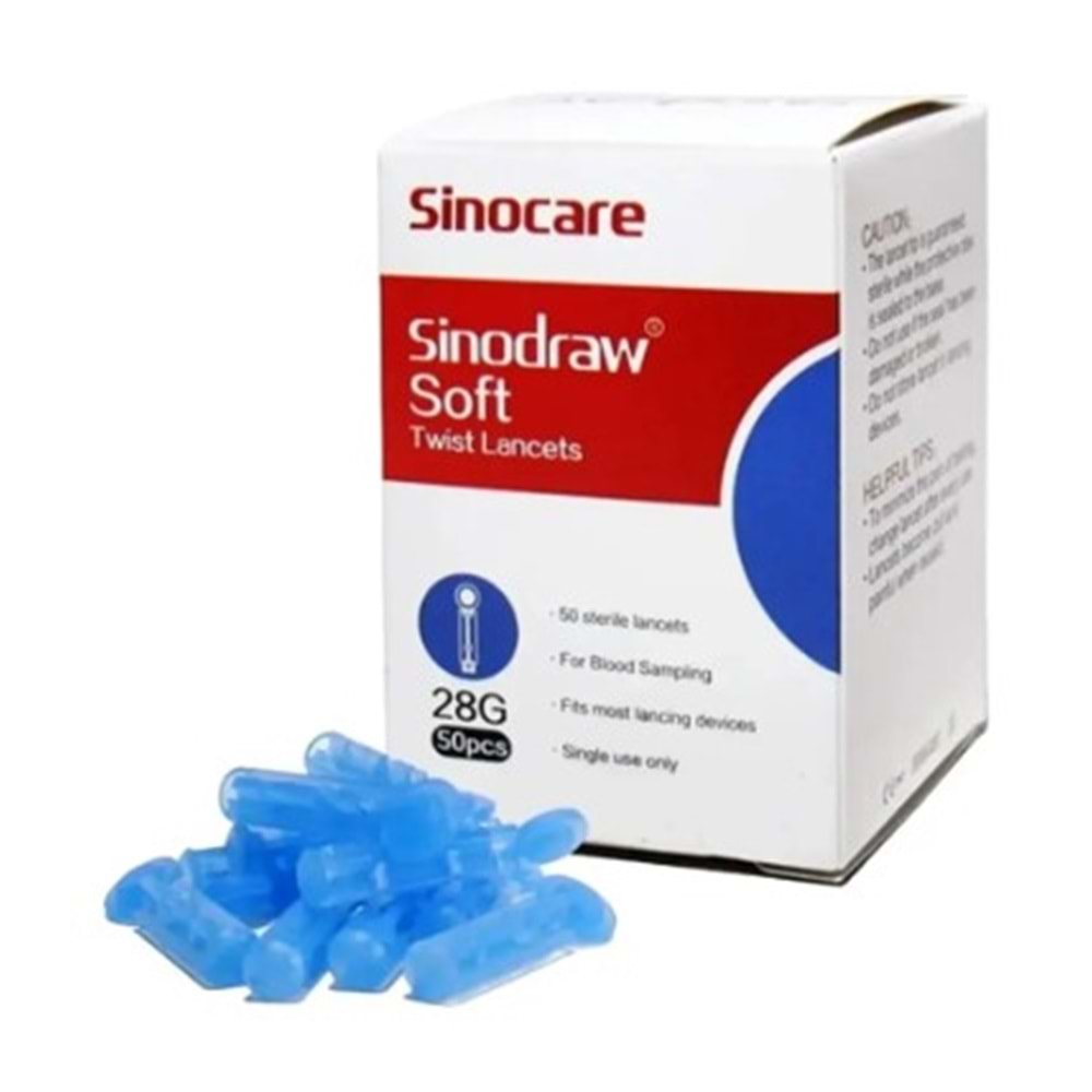SİNOCARE LANCET 28G 50'Lİ
