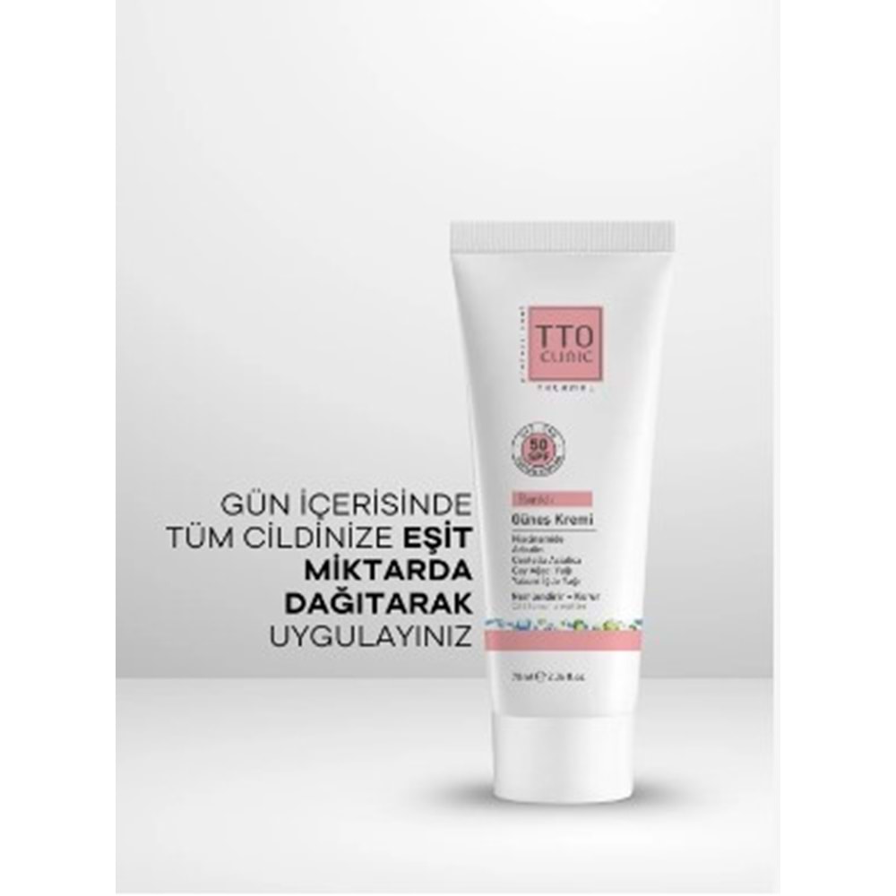 TTO CLİNİC RENKLİ GÜNEŞ KREMİ 70 ML