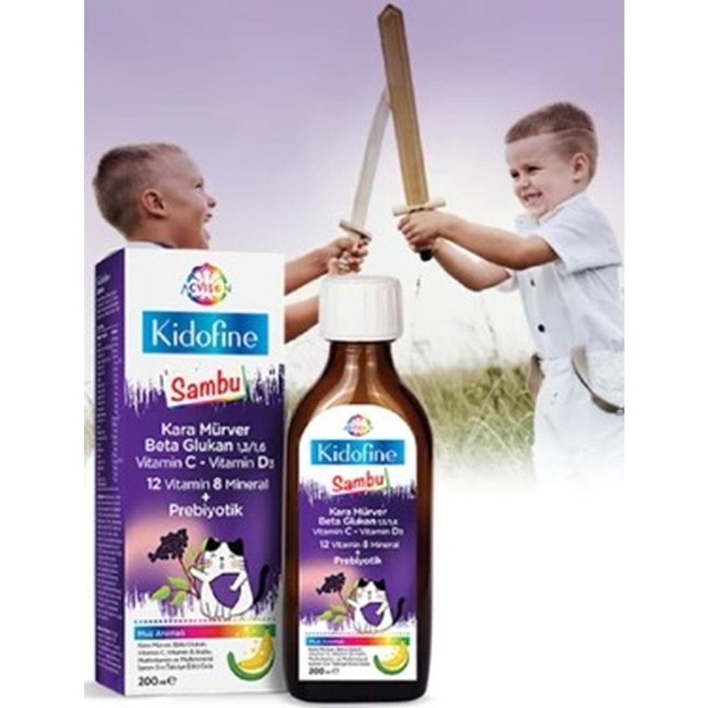 KİDOFİNE SAMBU ŞURUP 200 ML