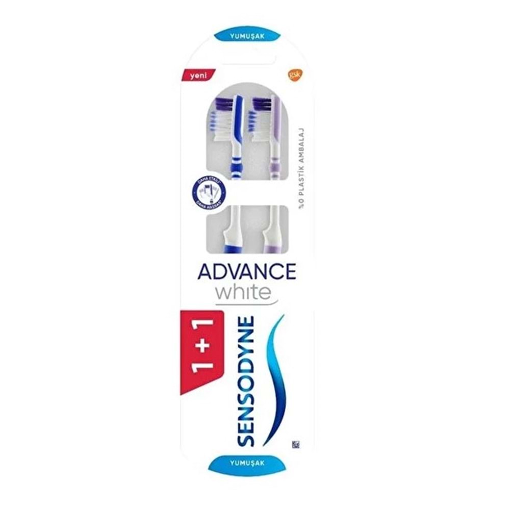 SENSODYNE ADVANCE WHİTE DİŞ FIRÇASI YUMUŞAK 1+1