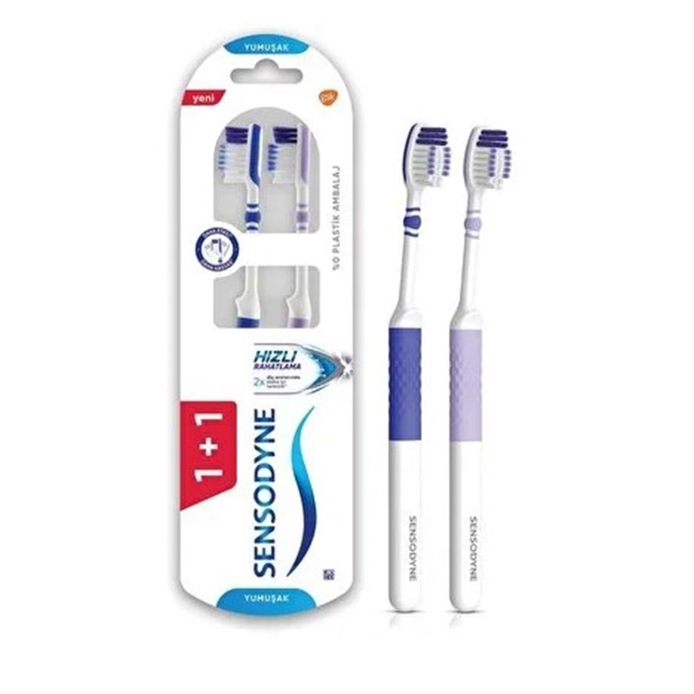 SENSODYNE DİŞ FIRÇASI HIZLI RAHATLAMA 1+1