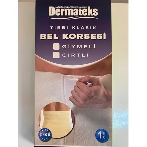 DERMATEKS BEL KORSESİ NO 6 -XXL BEDEN GİYMELİ