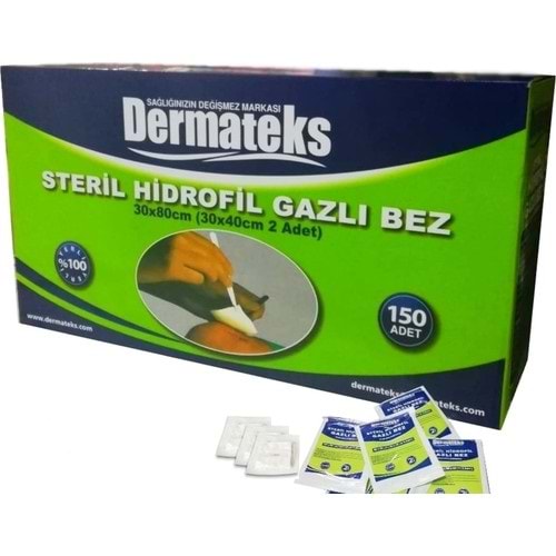 DERMATEKS GAZLI BEZ 30 X 80 CM (30X40 CM 2 ADET)