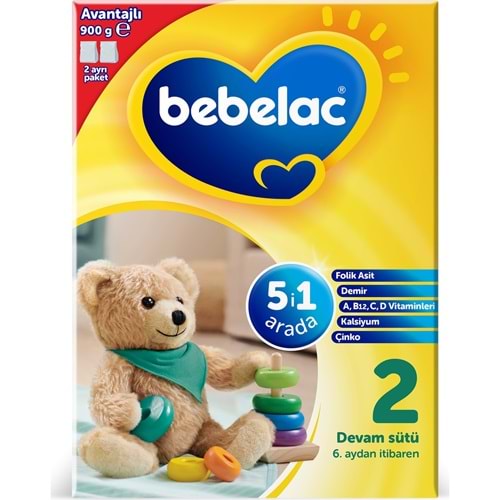 BEBELAC MAMA DEVAM SÜTÜ 6 + AY 800 GR NO : 2