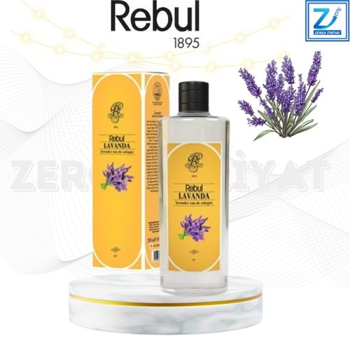 REBUL KOLONYA LAVANTA 250 ML ( CAM ŞİŞE )