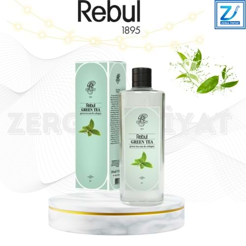 REBUL KOLONYA GREEN TEA 250 ML ( CAM ŞİŞE )