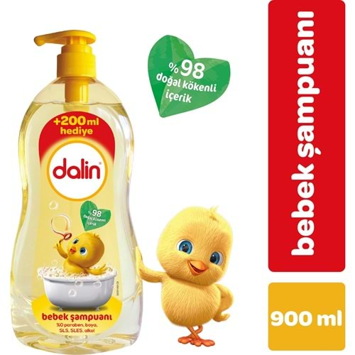 DALİN BEBEK ŞAMPUANI 900 ML KLASİK