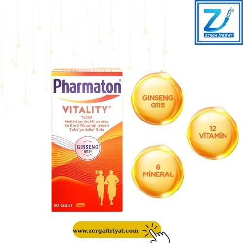PHARMATON VITALITY 30 TABLET