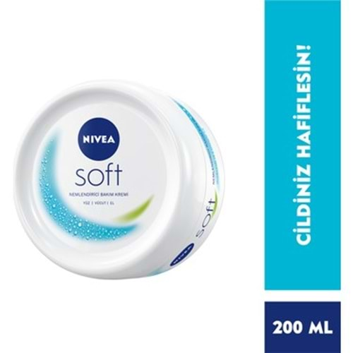 NİVEA SOFT NEMLENDİRİCİ BAKIM KREMİ 200 ML