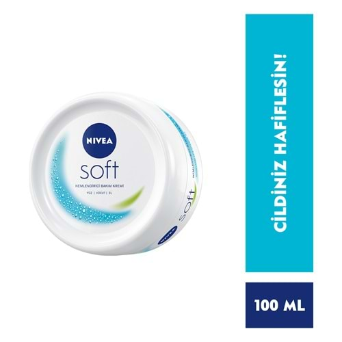 NİVEA SOFT NEMLENDİRİCİ BAKIM KREMİ 100 ML