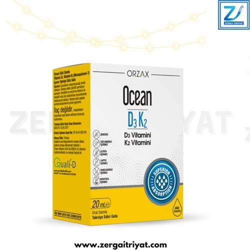 OCEAN D3 K2 20 ML ORAL DAMLA