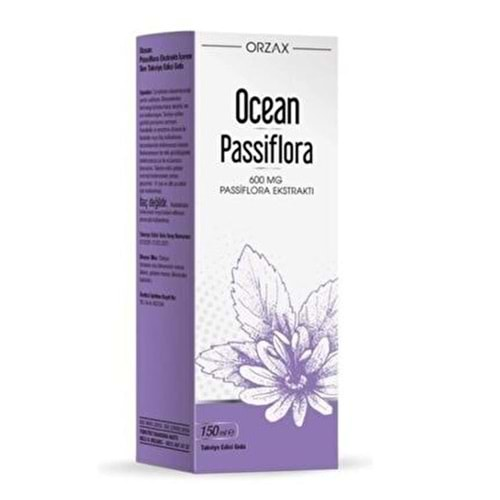 OCEAN PASSİFLORA EKSTRAKTI 600MG 150 ML TAKVİYE EDİCİ GIDA