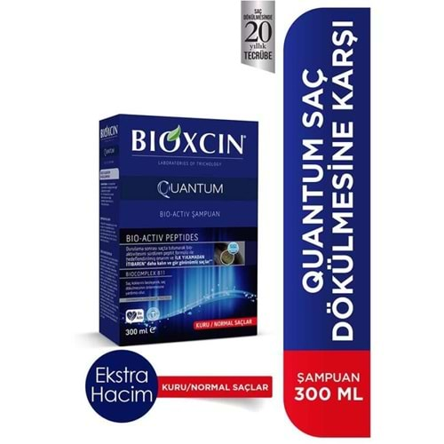 BİOXCİN QUANTUM ŞAMPUAN 300 ML ( KURU & NORMAL SAÇLAR İÇİN )