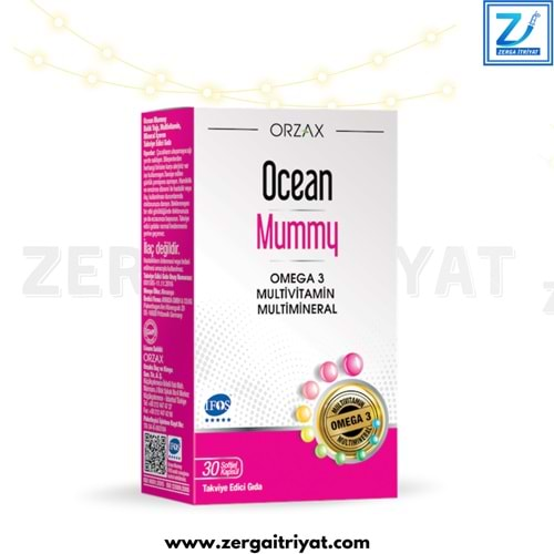 OCEAN MUMMY OMEGA 3 MULTİVİTAMİN 30 KAPSÜL