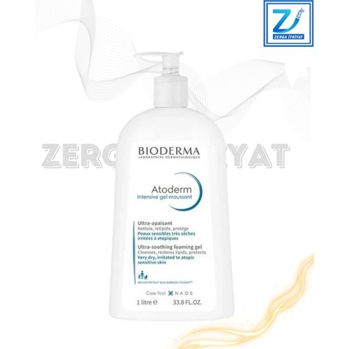 BİODERMA ATODERM INTENSIVE FOAMİNG TEMİZLEME JELİ 1 LİTRE