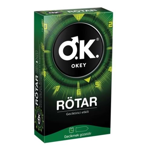 OKEY RÖTAR PREZERVATİF 10 LU ( GEÇİKTİRİCİLİ )