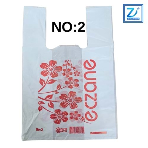 ECZANE POŞETİ ATLET BOY 20*32 CM 20 KG NO:2