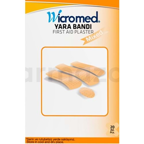 WİCROMED YARA BANDI KARIŞIK 20 Lİ