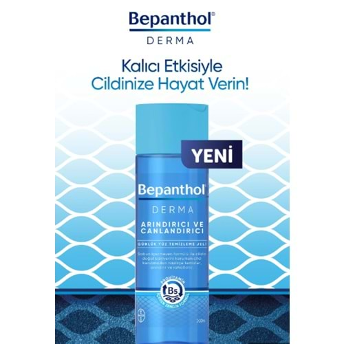 BEPANTHOL DERMA ARINDIRICI VE CANLANDIRICI YÜZ TEMİZLEME JELİ 200 ML