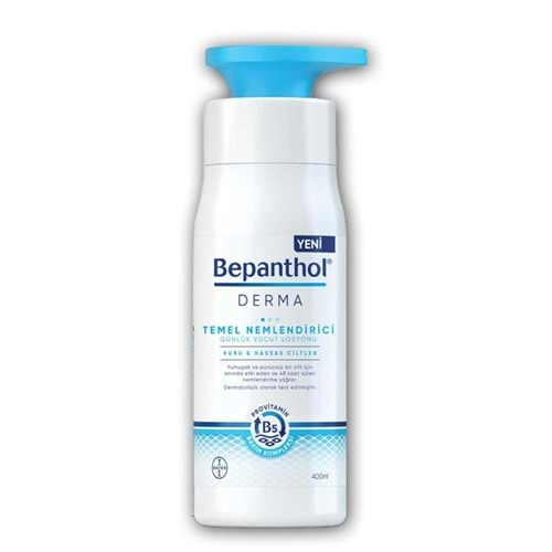 BEPANTHOL DERMA TEMEL NEMLENDİRİCİ GÜNLÜK VÜCUT LOSYONU 400 ML ( KURU & HASSAS CİLTLER )