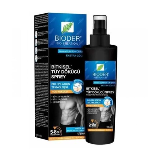 BİODER ERKLERLER İÇİN TÜY DÖKÜCÜ SPREY 175 ML