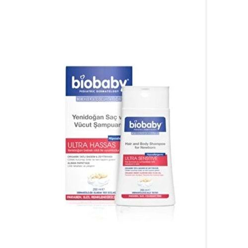 BİOBABY YENİDOĞAN SAÇ VE VÜCUT ŞAMPUANI 200 ML