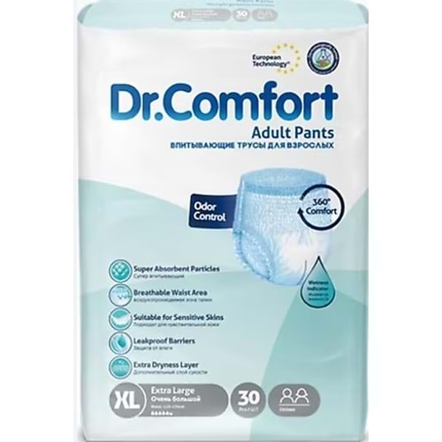 DR.COMFORT KÜLOTLU HASTA BEZİ 30 LU XL BEDEN