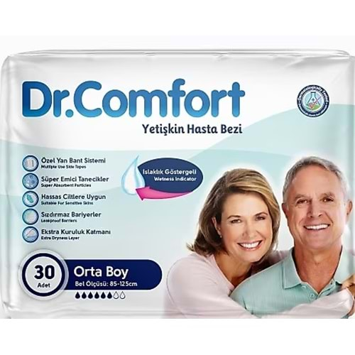 DR.COMFORT BEL BANTLI HASTA BEZİ 30 LU MEDİUM BEDEN