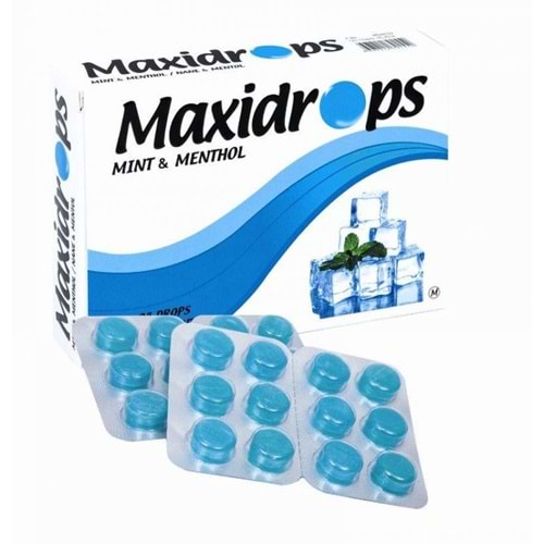 MAXİDROPS PASTİL OKALİPTUS & NANE MENTOL 24 LÜ