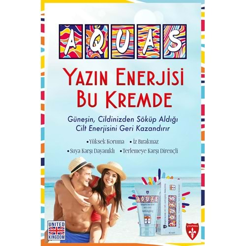 AQUAS ANTİ AGİNG GÜNEŞ KREMİ SPF+50 100 ML