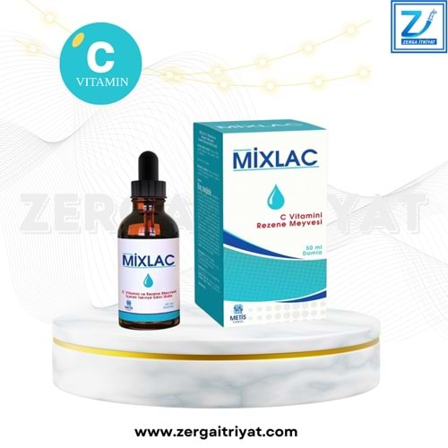 MİXLAC ANNE SÜTÜ ARTIRICI DAMLA 50 ML ( C VİTAMİNİ VE REZENE MEYVESİ )