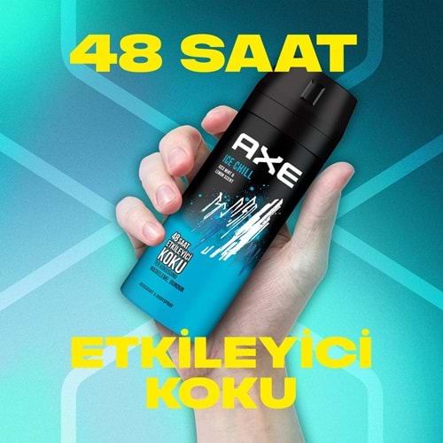 AXE SPREY DEODORANT İCE CHİLL 150 ML ( BAY )